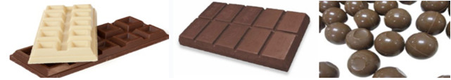 Образцы шоколадных конфет