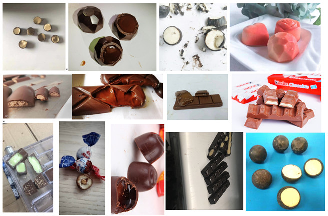 Образцы шоколадных конфет