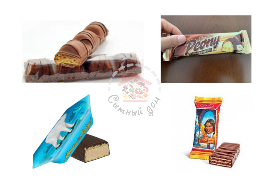 Линия для производства шоколадных вафельных конфет